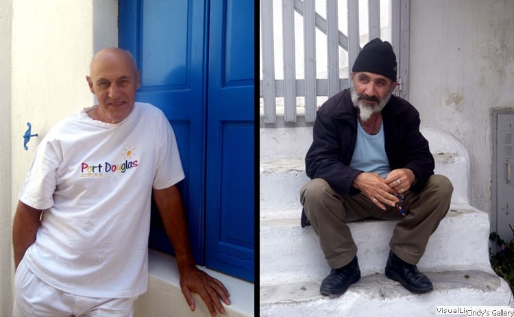 Old men in Greece